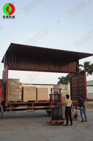 越南經(jīng)銷(xiāo)客戶(hù)訂購(gòu)的一批水產(chǎn)及蔬果類(lèi)處理設(shè)備出貨了