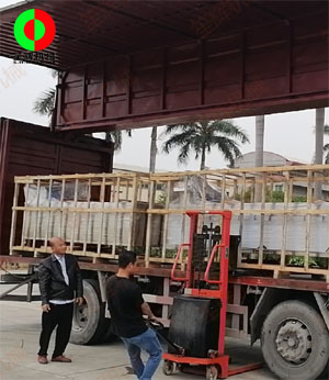 氣泡洗菜機等一批蔬果清洗設(shè)備按時交付客戶！