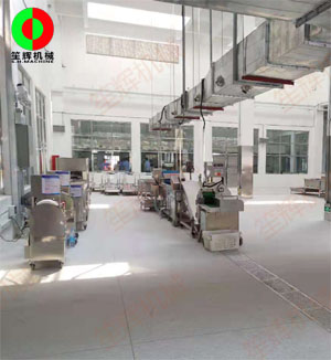 某特殊懲戒單位飯?zhí)脽o刀化食品處理加工機(jī)械線安裝現(xiàn)場！