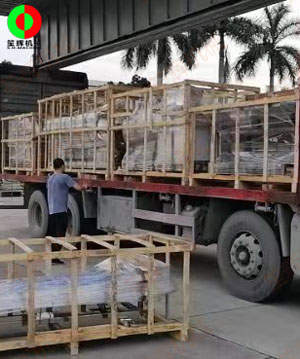 大批切菜機及洗菜機等蔬果前處理加工機械發(fā)貨交付客戶！