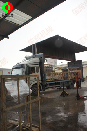 大雨滂沱，也要把蔬果清洗加工生產(chǎn)線按時按質(zhì)裝車交付客戶！