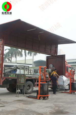 雞蛋清洗,風(fēng)干,光檢,打蛋生產(chǎn)線裝車交付！