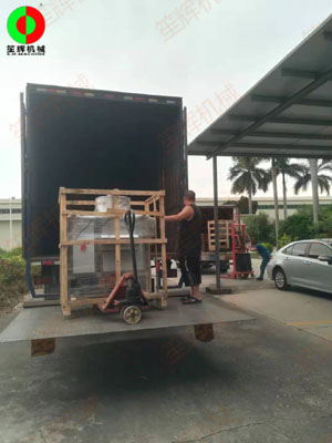 大蒜分瓣機(jī)、大蒜脫皮機(jī)等設(shè)備發(fā)貨交付客戶！