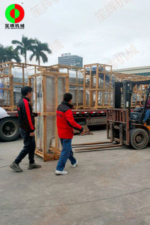 山東客戶訂購我司新研發(fā)智能渦流清洗線系統(tǒng)！