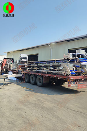 海南某客戶南瓜前處理生產(chǎn)線交付客戶！